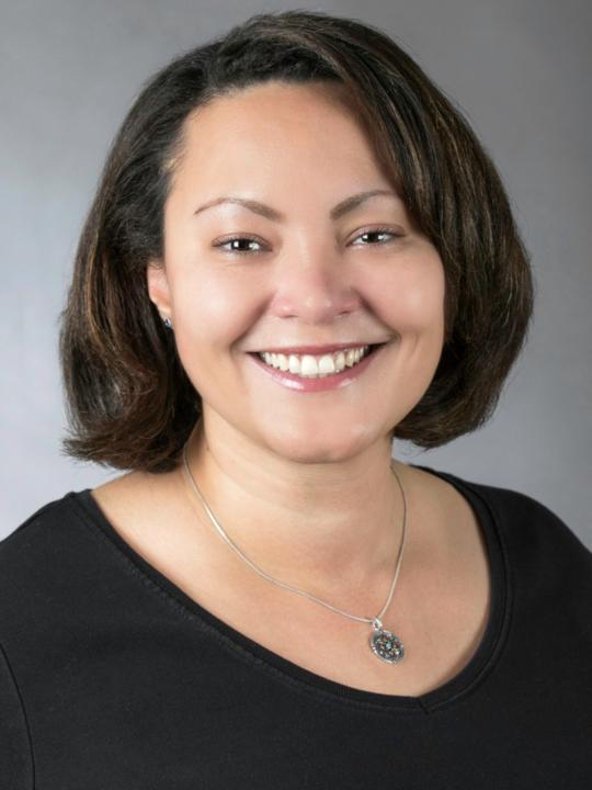 Portrait of Marie-Claire Lutzke, current Vice President of Education, Stuttgart International Toastmasters Club